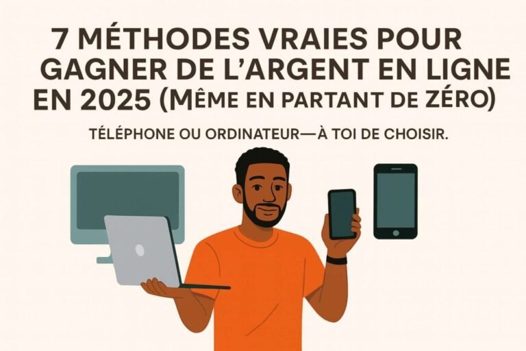 Comment gagner de l’argent en ligne en 2025 : guide complet